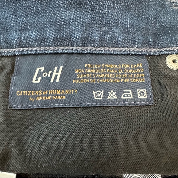 Citizens of Humanity Emannuelle Slim Bootcut Low Rise Jeans Dark Wash Size 29 - Picture 6 of 11